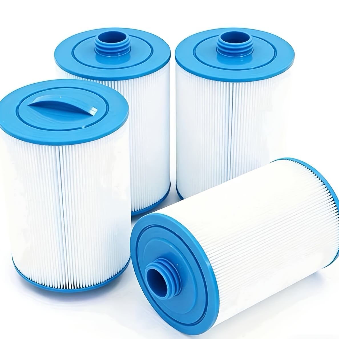 4 kartuš za filter bazena DY-PWW50 - Združljive z modeli Filbur in masažnih bazenov, z 1,5-palčnimi SAE grobimi navoji, primerne za bazene do 45