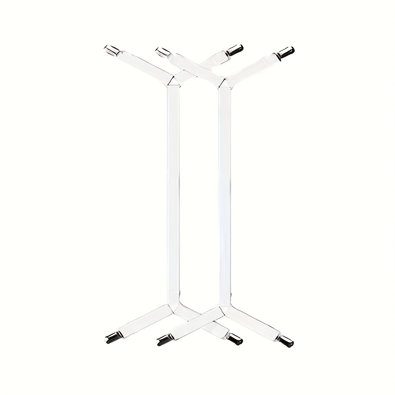 Set Of 2 Adjustable Elastic Fasteners For Sheets