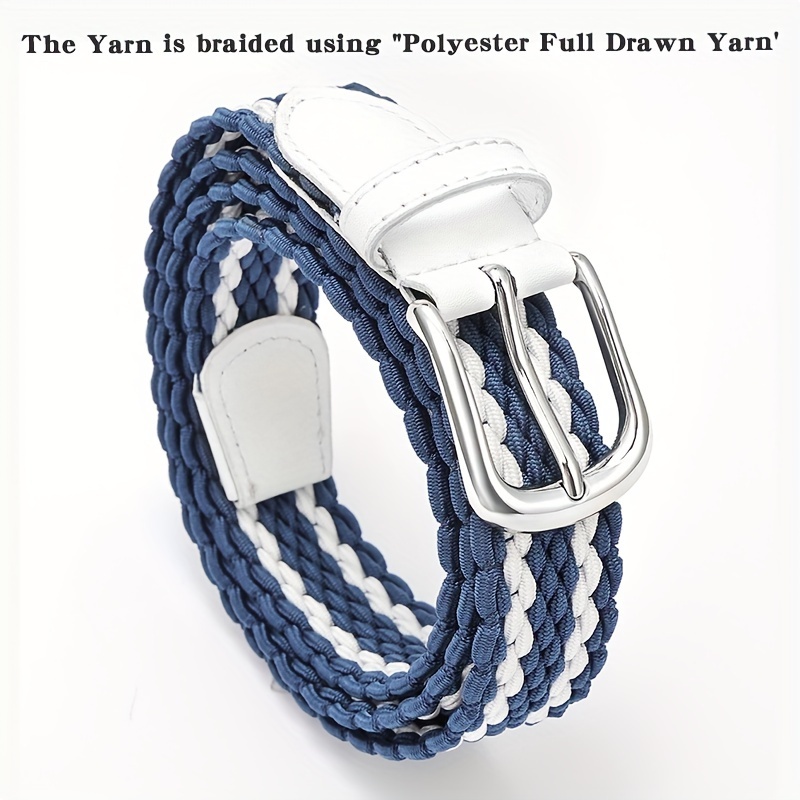 Versatile Stretch Denim Woven Belt for Men & Women