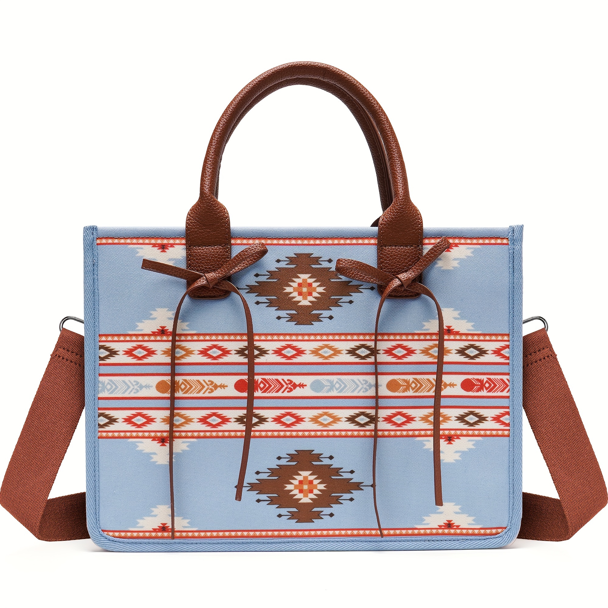 

Vintage Handbag Western Style Purse Ladies Tote Bag Shoulder Bag Bohemian Crossbody Bag