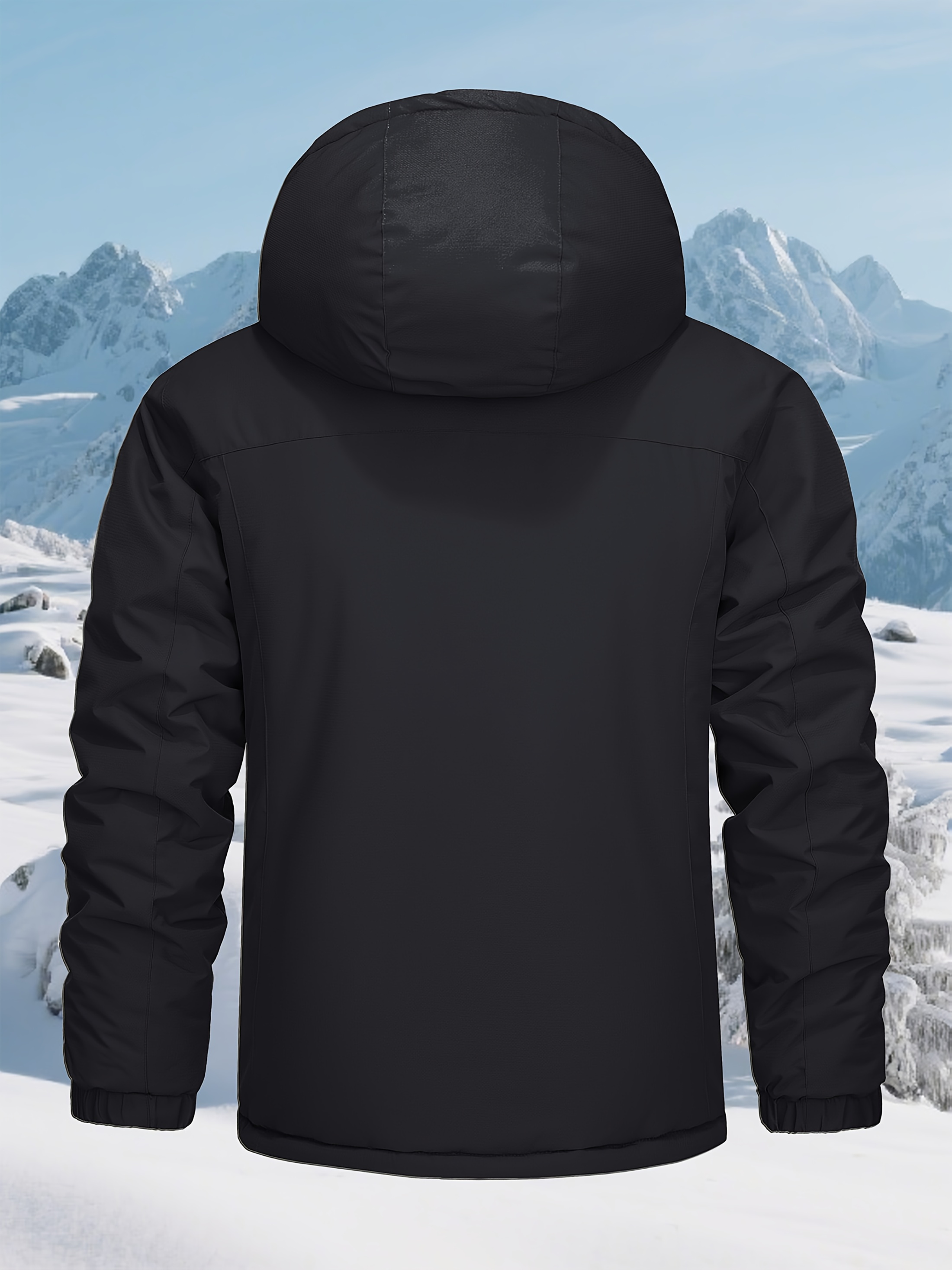 Men's Windproof Fleece Lined Ski Snowboard Jacket