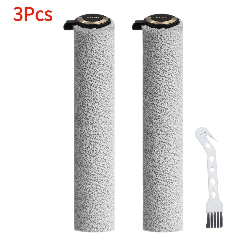TEMU 3pcs Set Replacement Accessory Kit Compatible With Aqua 10 Pro Roller/aqua 10 Ultra Roller (rlh71de) Robot Vacuum Cleaner: 2 Roller Mops, 1