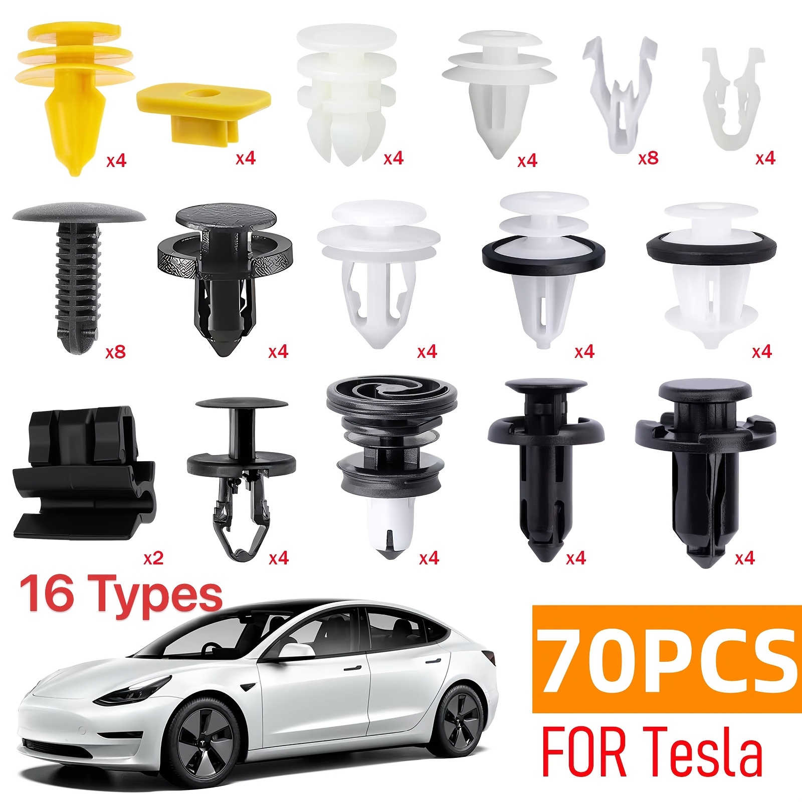 TEMU 70pcs For 147287200c 113514700a 104730700a 102540100a 101607800a 110682700c 100652100a Door Panel Trim Clip