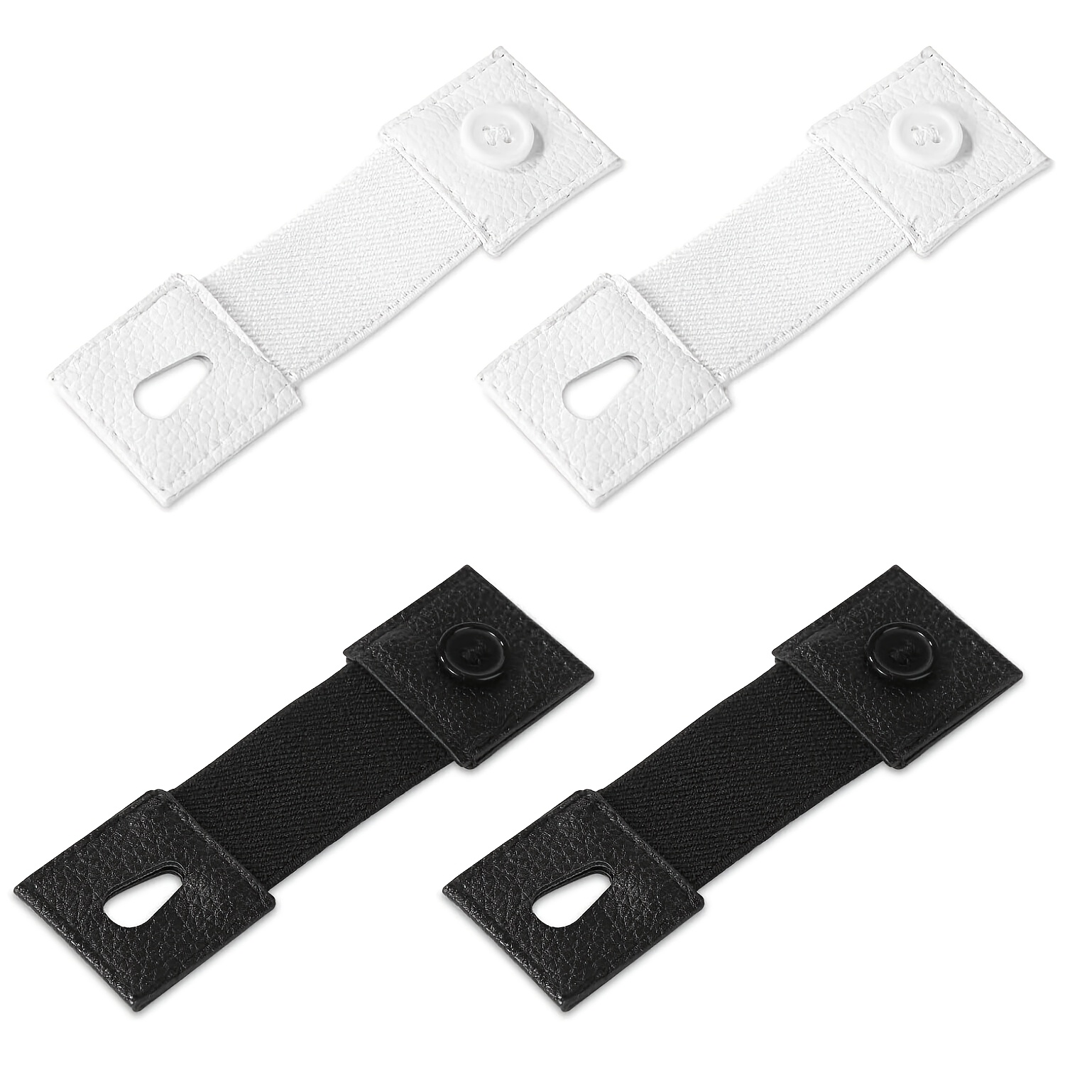 TEMU 4pcs Clips de Poignets de Chemise, Bandes de Manches Élastiques Antidérapantes, Brassards Unisexe pour Hommes et Femmes, Manches de Chemise
