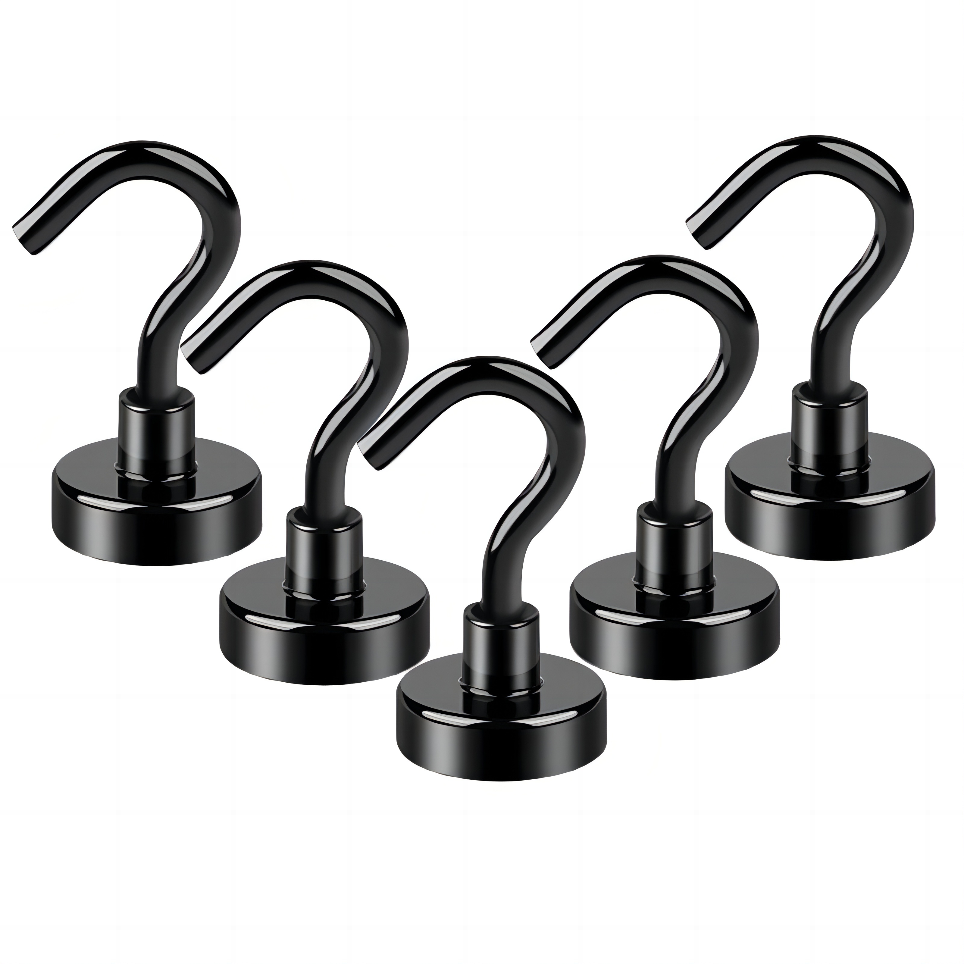 

5pcs Magnetic Hook, 50lbs Strong Heavy-duty Cruise Magnet S-shaped Hook, Suitable For Refrigerators, Suspensions, Cabins, Barbecues, Kitchens, Garages, Workplaces, And Offices.