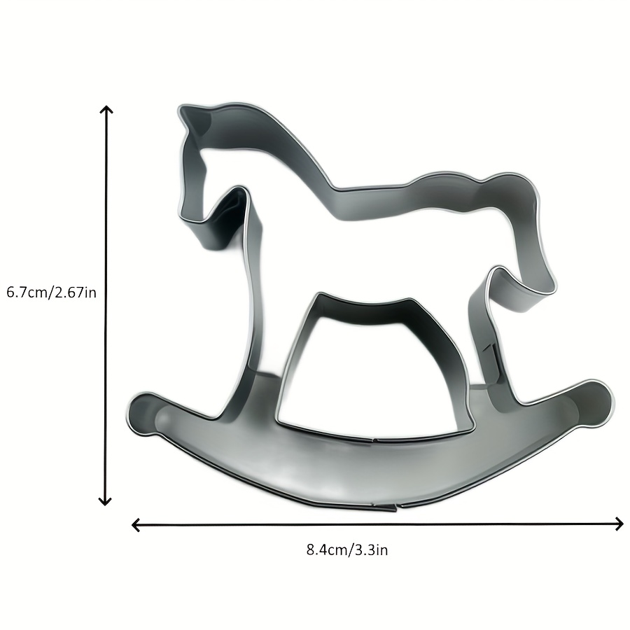 1pc -shaped Cookie Cutter, Made Of Food-grade Stainless Steel. Ideal For 3d , Chocolates, And Jellies. Features Safe, And Flat-press Mold Design. Perfect As A Baker's Gift For Crafting Unique Handmade
