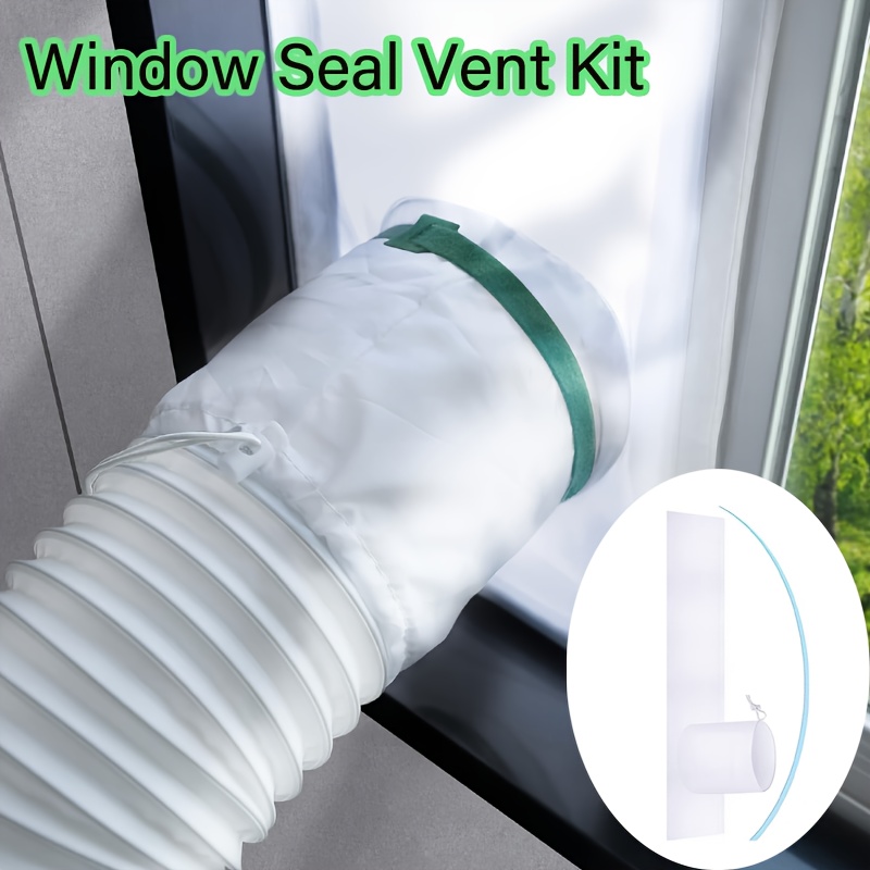 

Portable Air Conditioner Window Kit, Window Vent Kit Seal Kit For Portable Air Conditioner Dryer, 25x62~92cm Length Adjustable