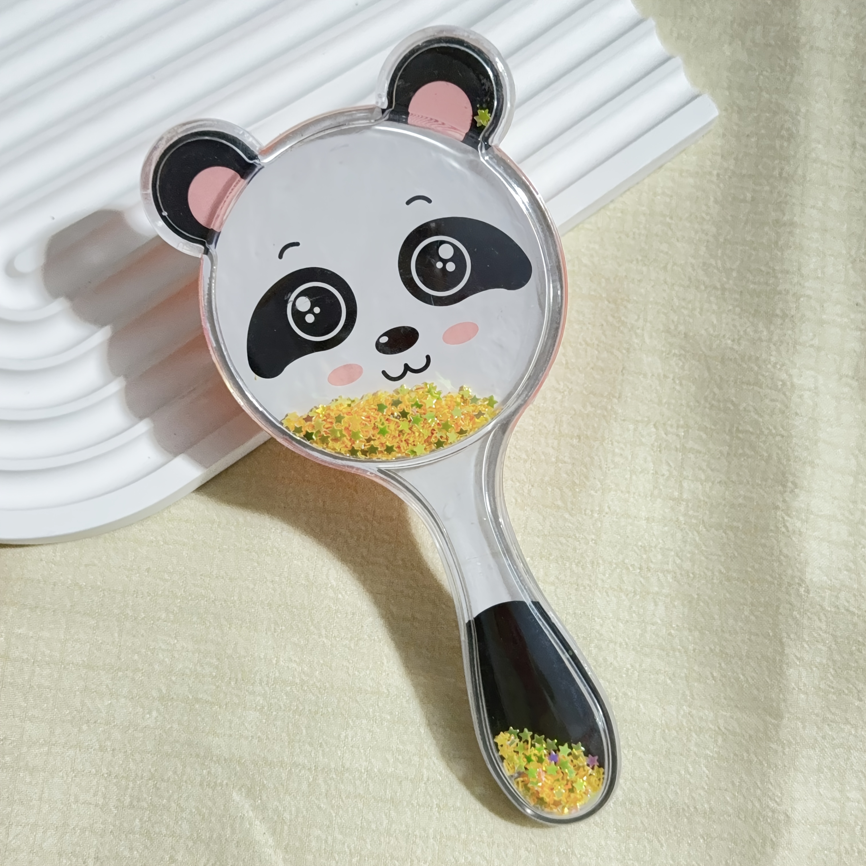 TEMU Adorable Bear Head Style Animal Pattern Panda Comb, Best Gift For