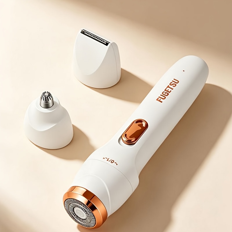 TEMU Épilateur multifonctionnel, Épilateur 3-en-1 pour femmes, Rechargeable par USB, Dispositif d'épilation des aisselles à domicile, Tondeuse à