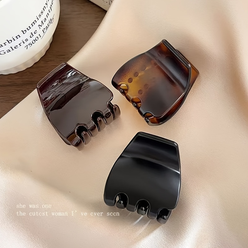 TEMU 3pcs High Ponytail Volumizing Hair Clips For Women, Non-slip Small Jaw Hair Claws, Invisible Hair Clip To Lift Ponytails, Stylish Hair