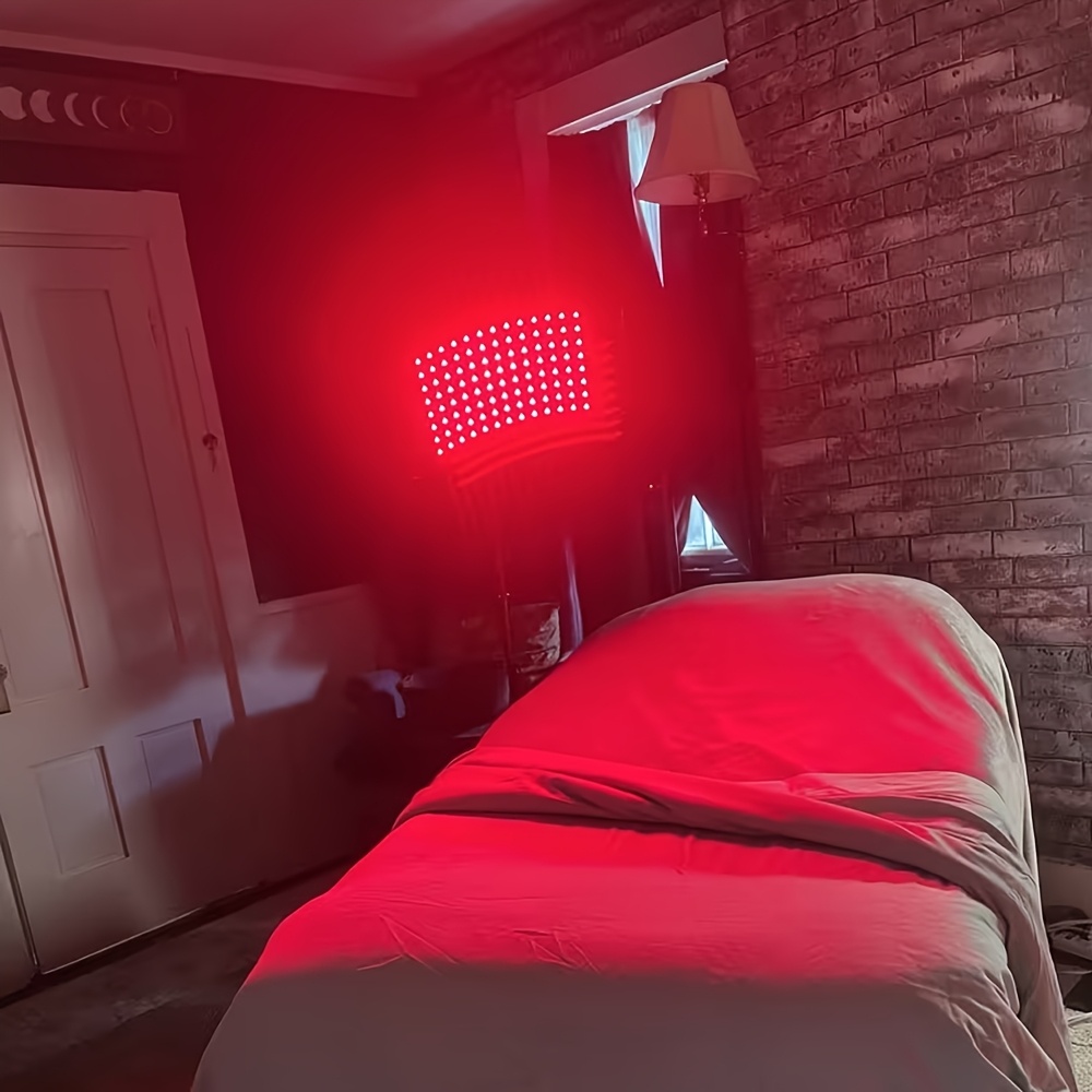 The FDA Has Approved a Red Light Therapy Lamp Designed for Facial Use, Featuring an Infrared Light Therapy Pad with a Stand, Utilizing 660Nm Red Light Therapy And 850Nm Infrared Light Therapy for Skin Health
