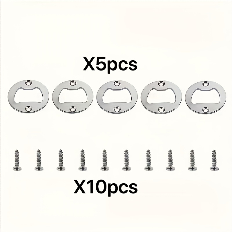 

15/30 pièces d'inserts d'ouvre-bouteilles en acier inoxydable - pour les de bricolage, les outils de cuisine, de fête et de mariage et d'anniversaire.