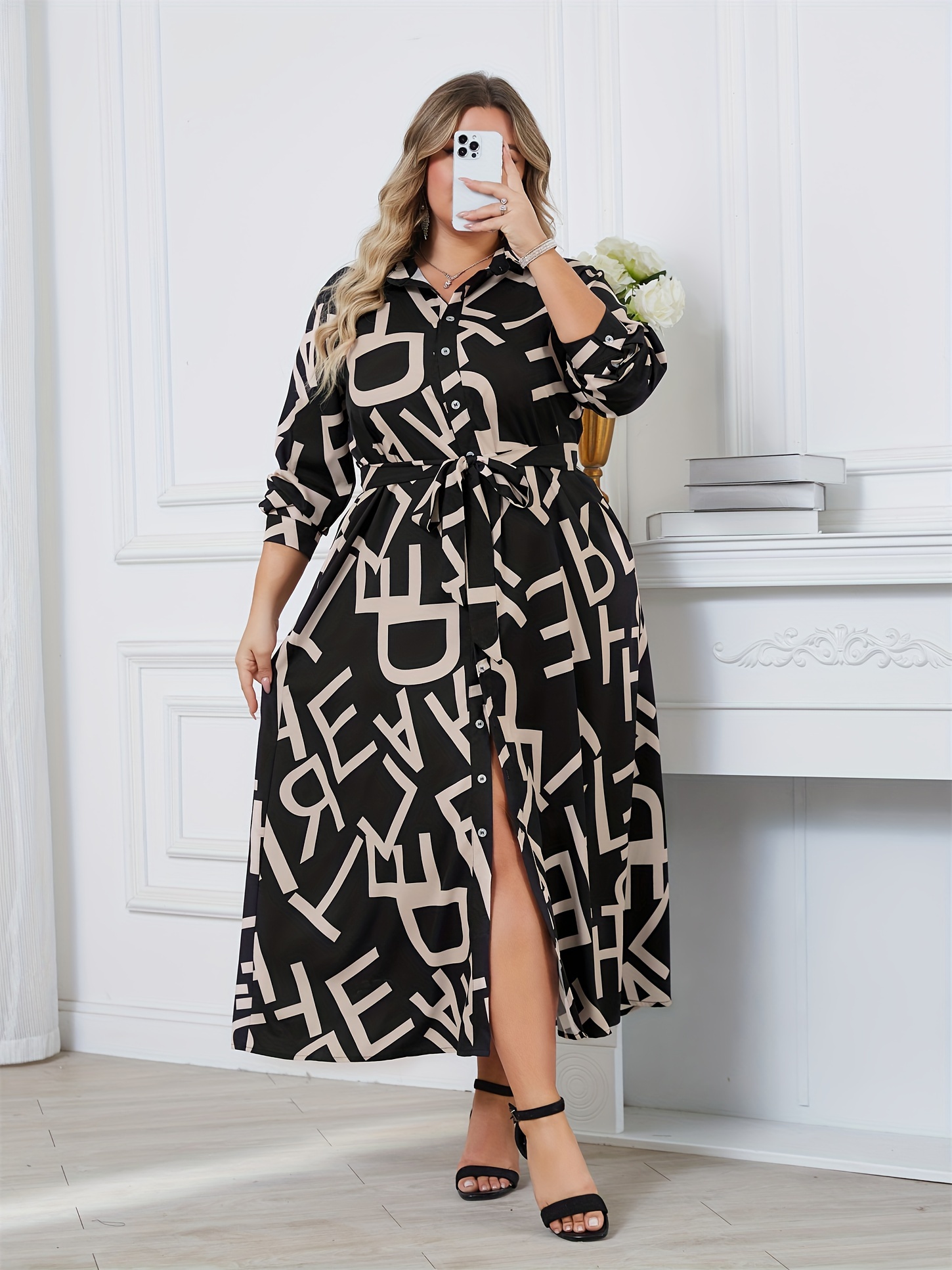 Oversized shirt dress plus size online