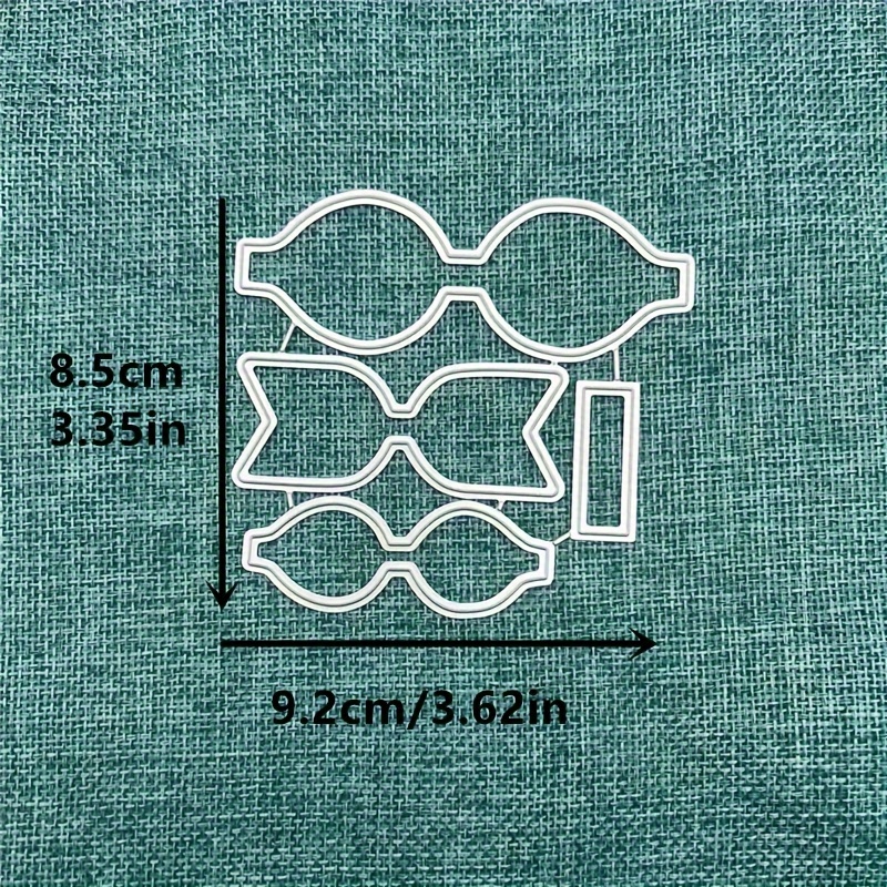 TEMU 1pc 2024 Metal Cutting Dies Stencils Scrapbook Cutting Die For Card Making Scrapbooking Diy Cards Photo Album Decorations Beautiful Bow Metal Cutting Dies