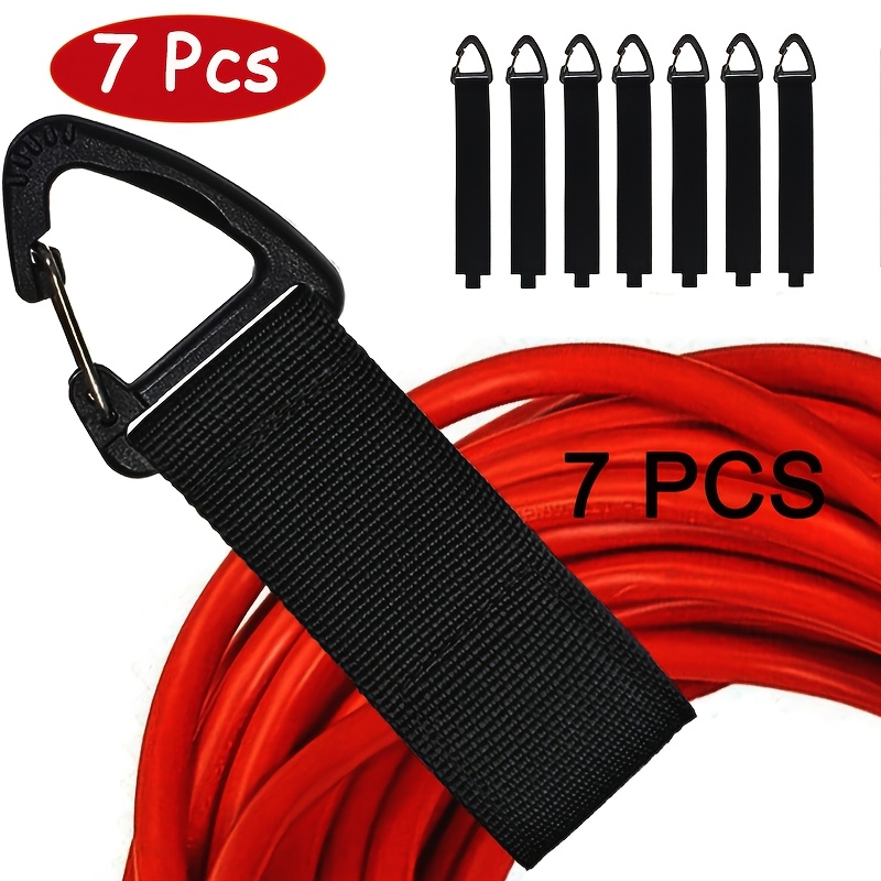 Extension Cord Holder Organizer(7 Pack ), Extension Cord Hanger For Garage Organization And Storage, Heavy Duty Storage Straps, For Garage Gadgets