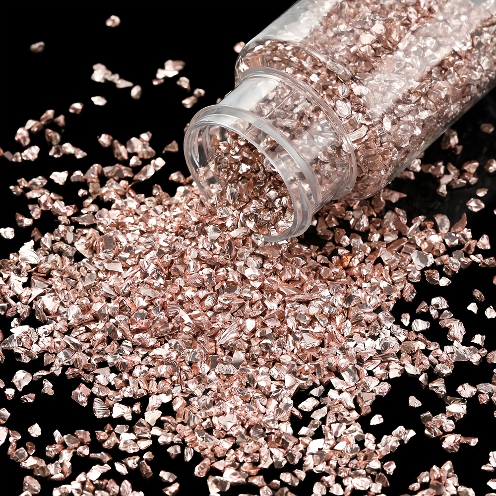 30g Multicolor Irregular Glass Crushed Stone Resin Fillings for DIY Jewelry, Epoxy Crafts, and Art Decorations