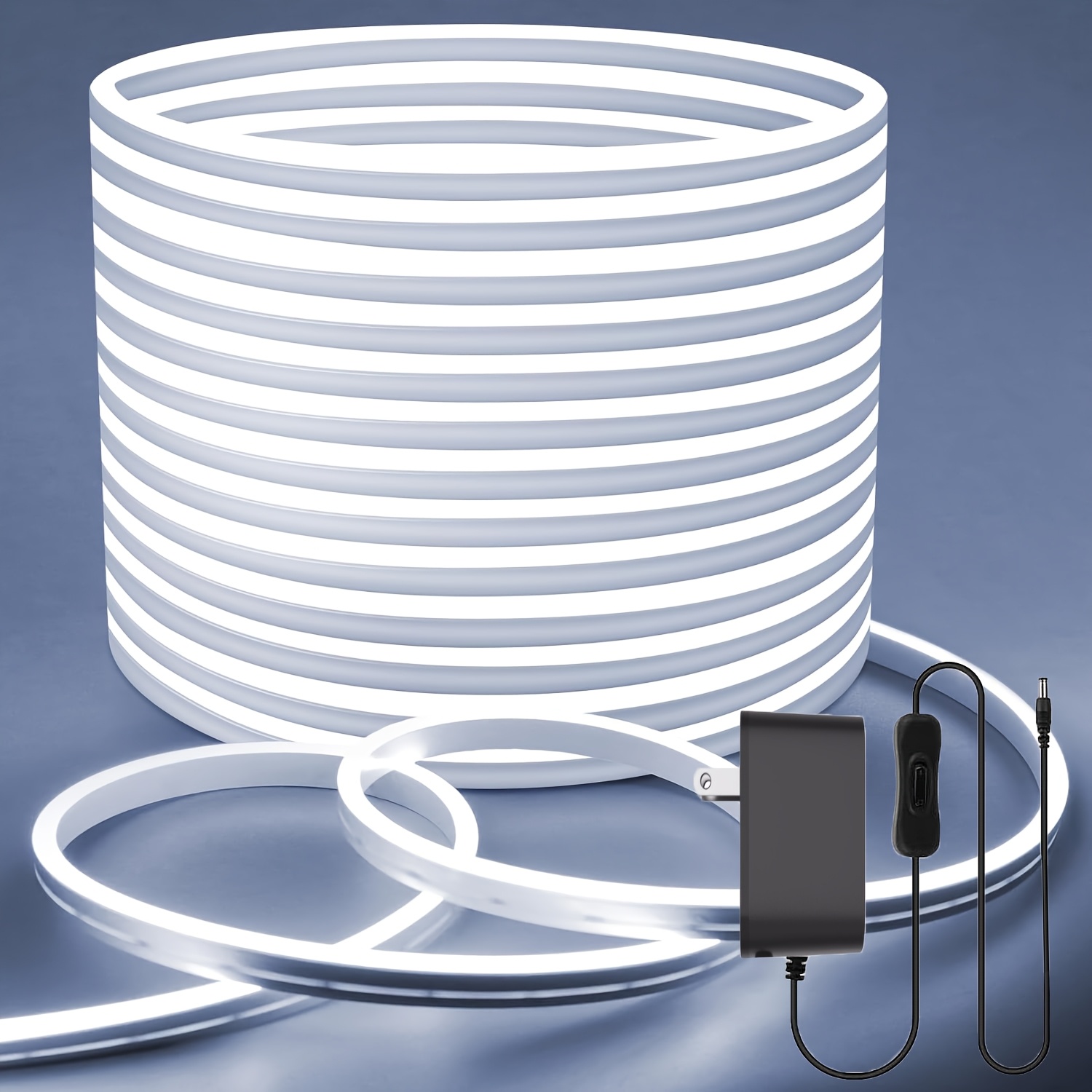 TEMU Neon Light Strip - 32.8ft/10m Neon Led Strip Light, Ip65 Waterproof Led Neon Lights, Flexible Neon Lights For Bedroom Kitchen Outdoor Halloween,