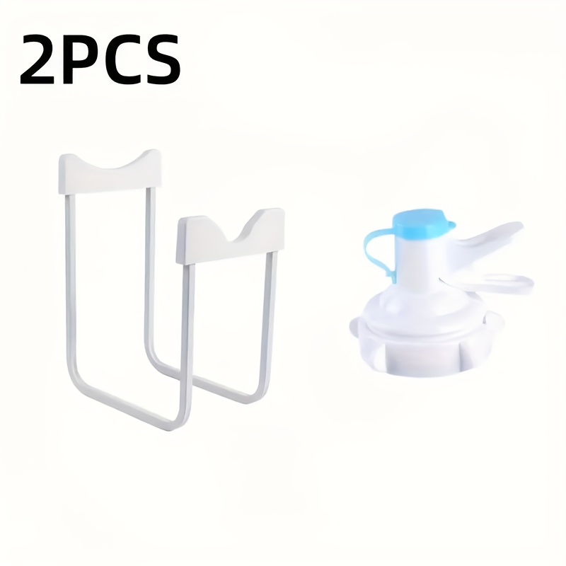 TEMU 2pcs (1pc Bucket Rack And 1pc Water Sprayer), Detachable Bucket Rack, , Teapot Storage Rack, Detachable Water Dispenser, Thick And Stable Bucket