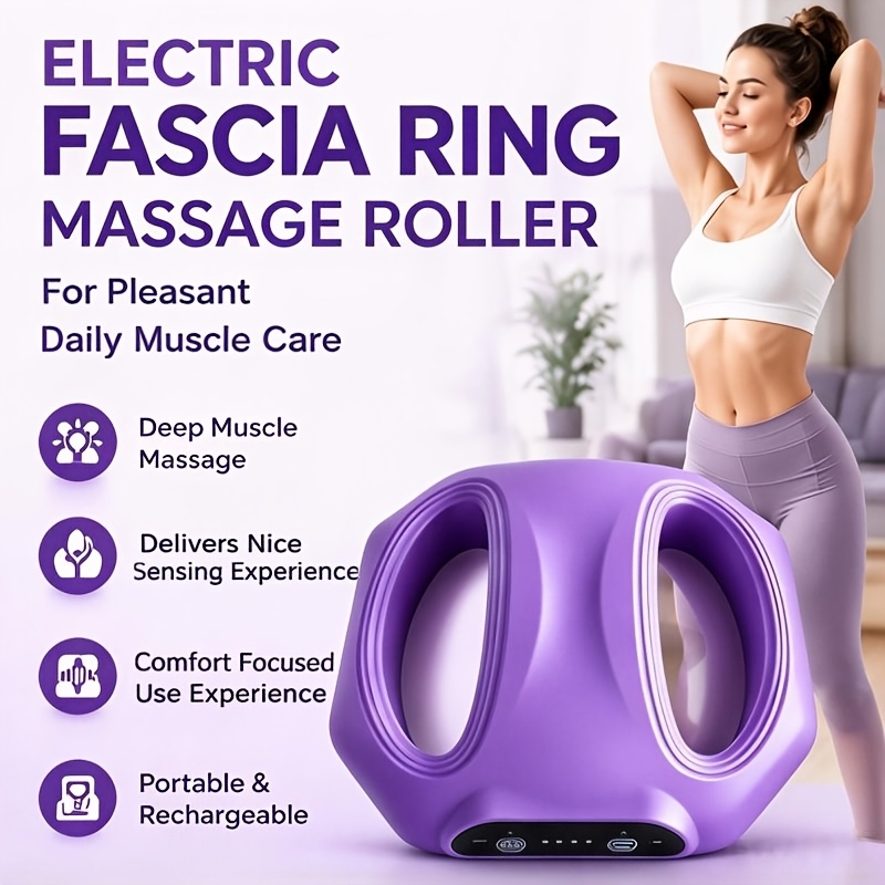 Top pick Local Warehouse Portable Massager Suitable for Relaxation - Fat-Burning Fascia Ring with 3 Modes