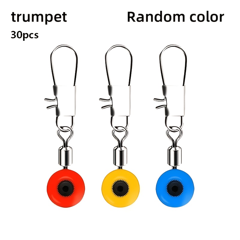 Image of 30pcs Random Colors Large/medium/small Space Bobbers For Fishing, Type Connector, Fishing Rod Float Ball Connector, Fishing Tackle Accessories
