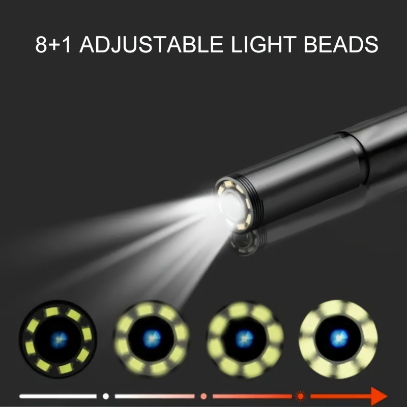 hd borescope camera endoscope lens with light camera 4 3 inch snake camera endoscope camera endoscope with light camera endoscope 800p hd inspection camera mens gadgets 4 3 inch for automotive pipeline repair sewer air conditioner repair details 3