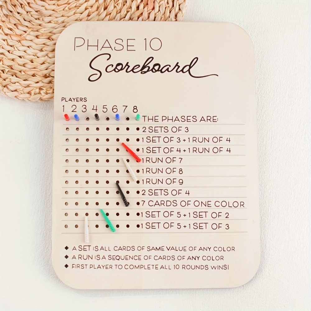 

A Wooden Scoring Tool For Board Games, Featuring - Scoreboard In Stage, .