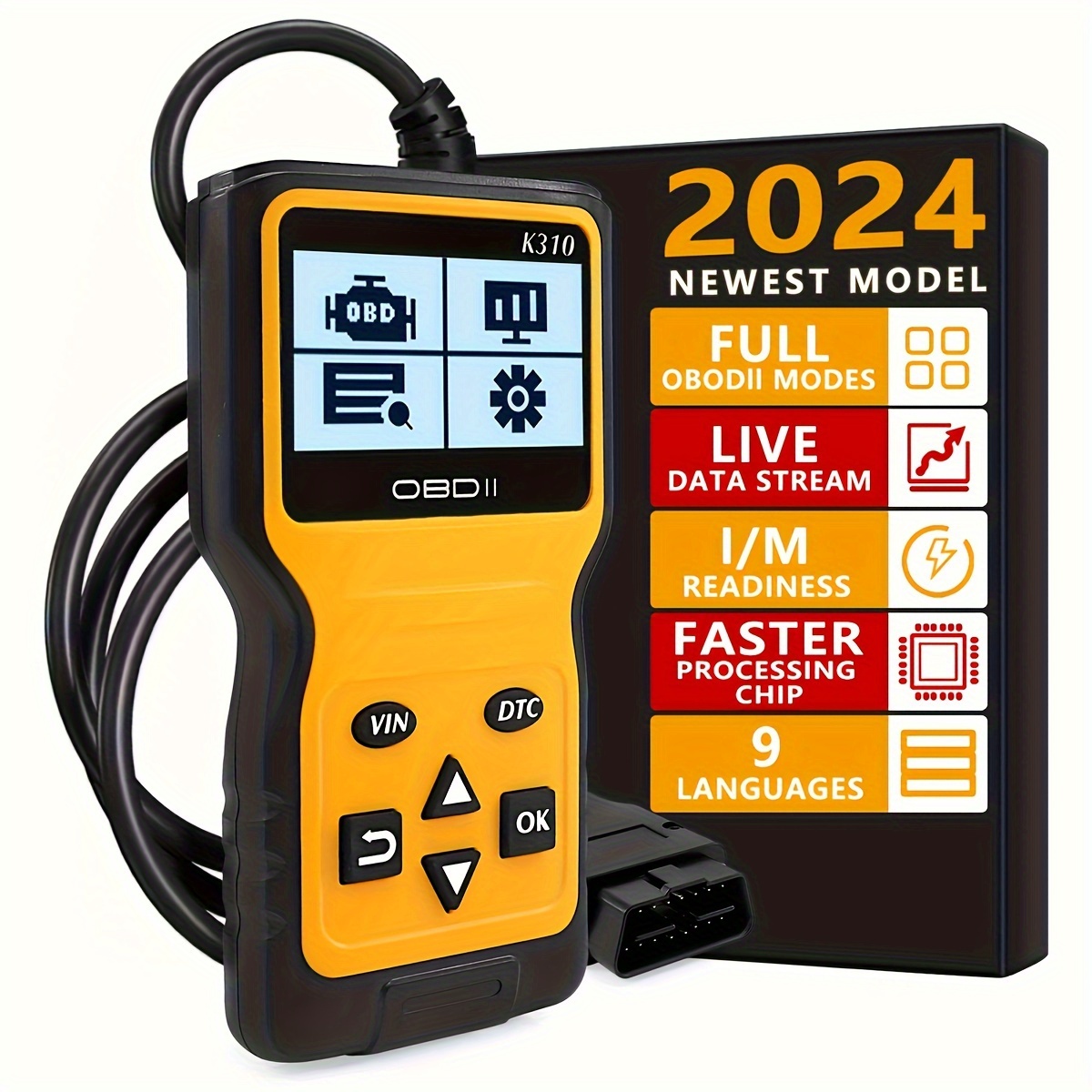 ELM327 F1 V1.5 OBD2 Bluetooth Auto Car Diagnostic Interface Escáner