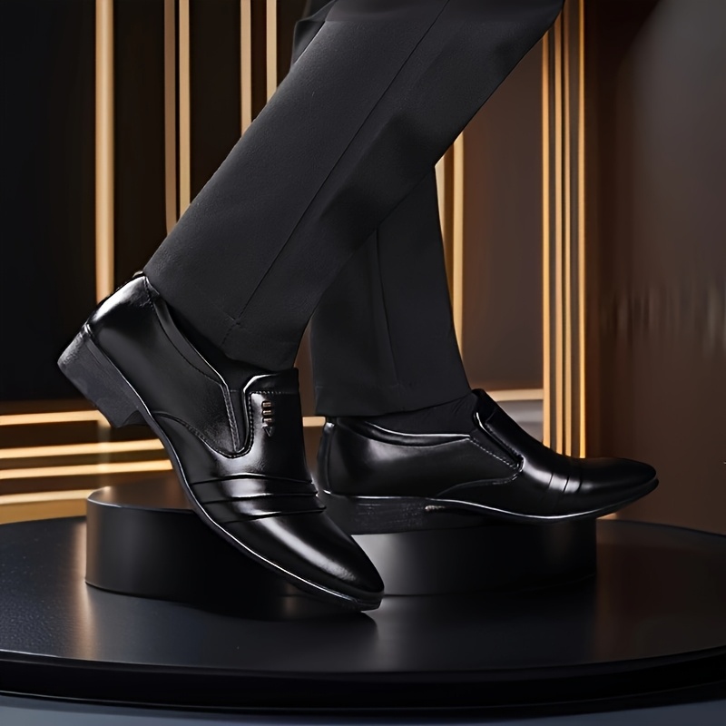 Heren Oxford Schoenen Heren Dress Schoenen Nieuwe Heren Zakelijke Formele Casual Schoenen Puntige Neus Enkel Comfortabele Heren Schoenen Heren Cadeau Casual Schoenen Heren Trouwschoenen Slijtvaste Heren Schoenen Heren Zwarte Schoenen Gemodificeerde Oxford Schoenen