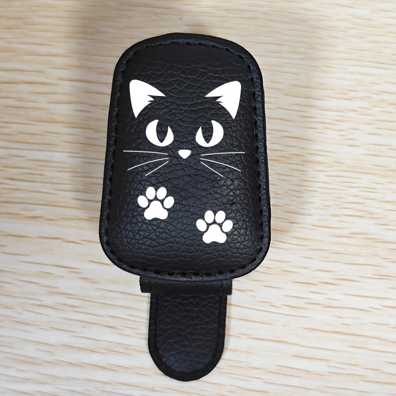 E-shop Magnetische Brillenklammer & Halter fürs Auto, passend für Fahrzeugzubehör für Damen – Süßer Magnet-Halter im Katzen-Thema mit Kätzchen-Design,