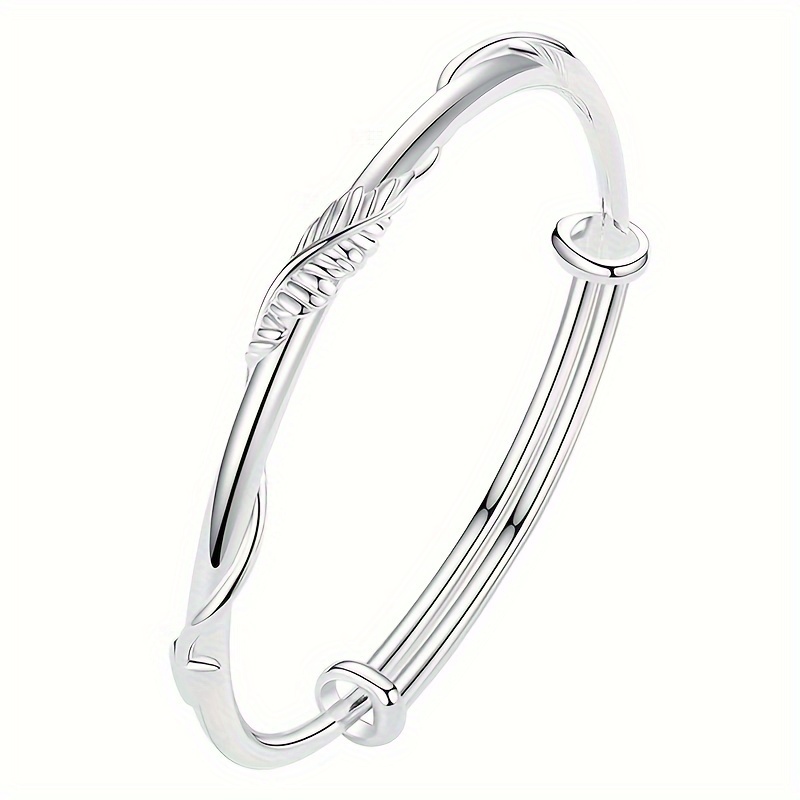 Sliding store bangle bracelet