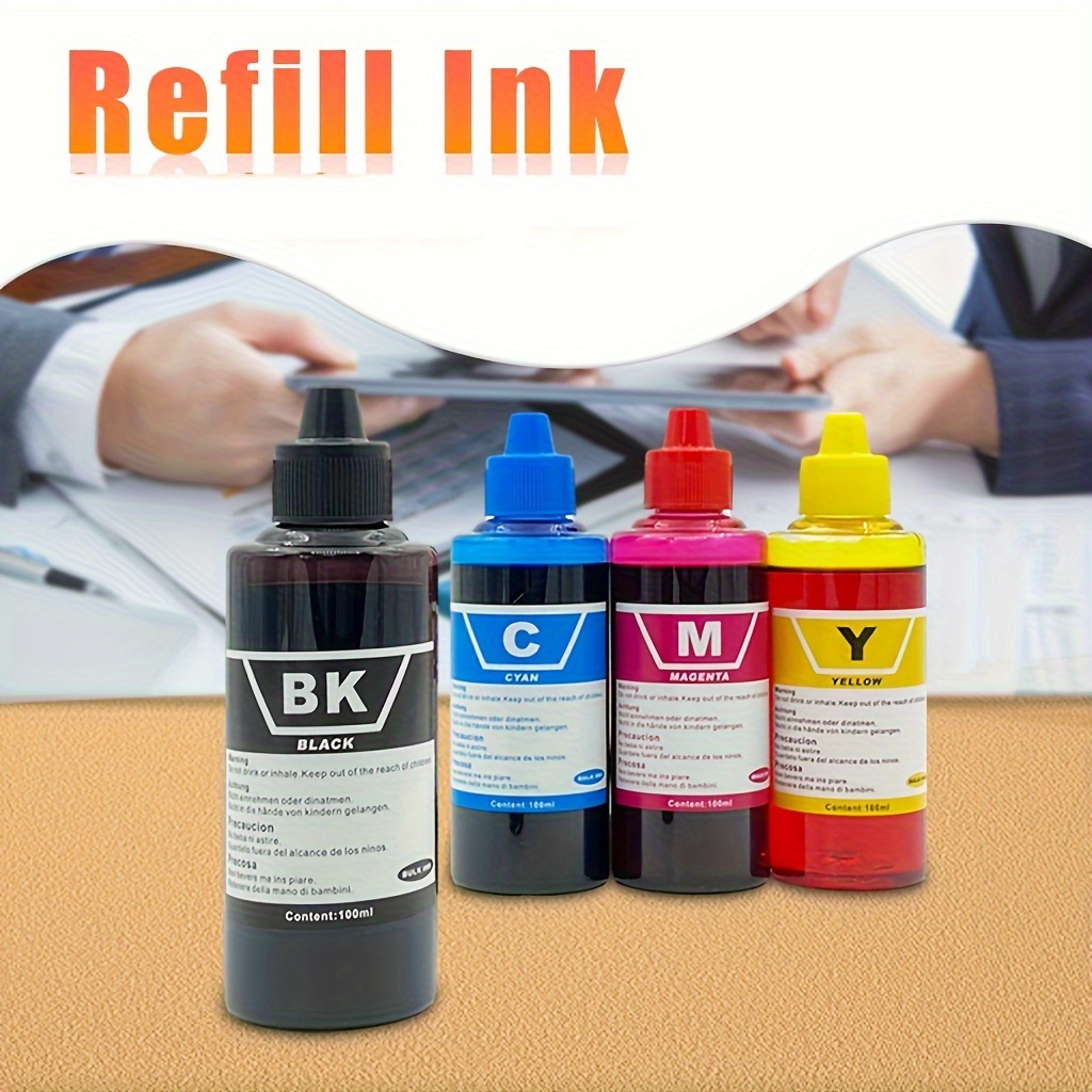 

1 Set Of Universal Refillable Color Ink For Series School Printer Office Printer