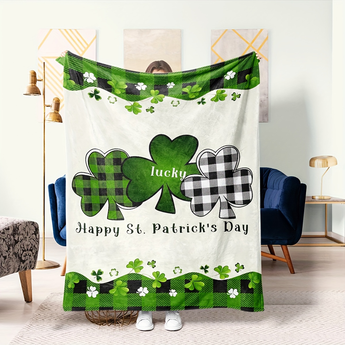 St patrick's throw online blanket