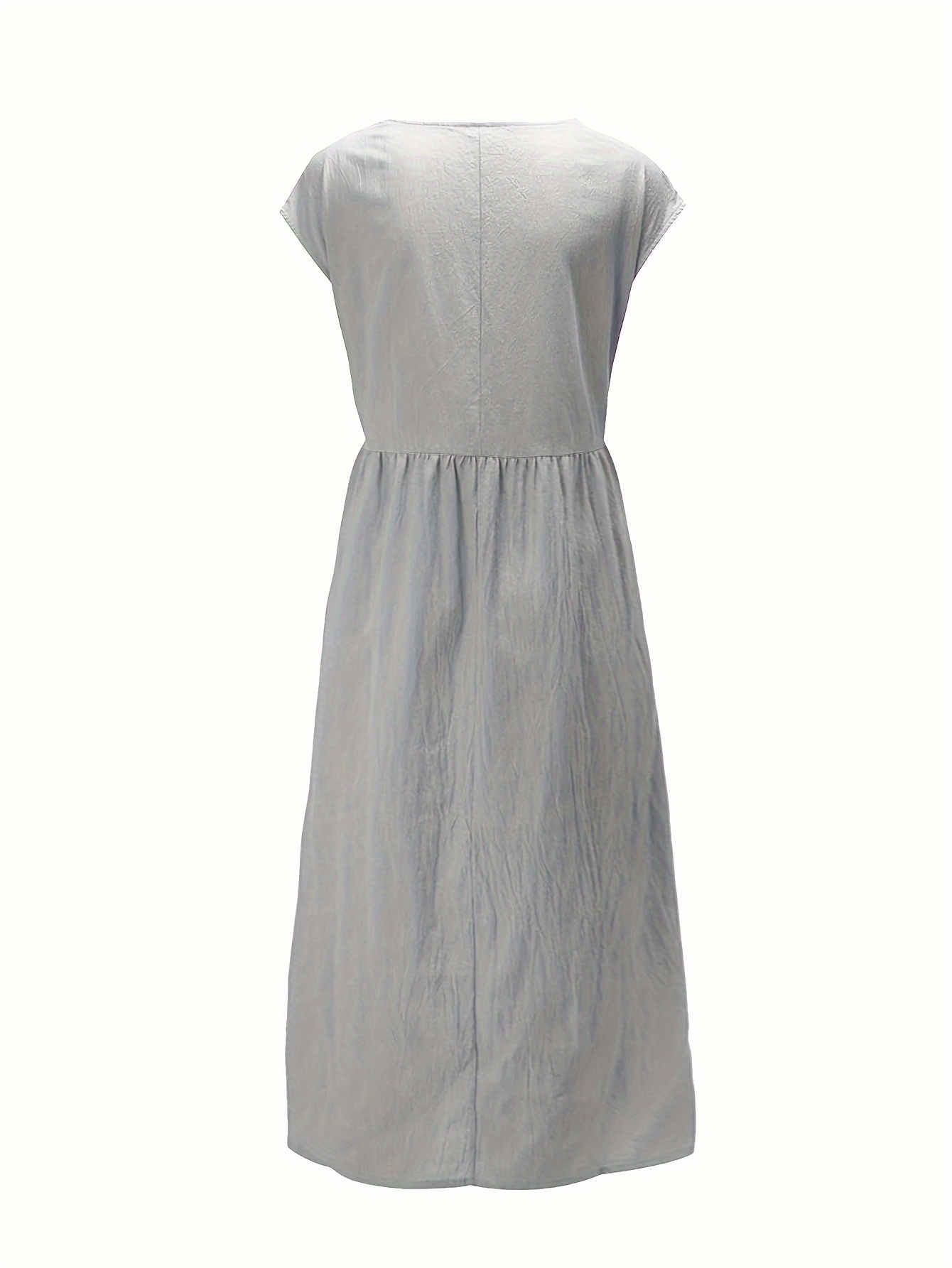 women's summer tunic dress polyester 90% linen 5% rayon 5