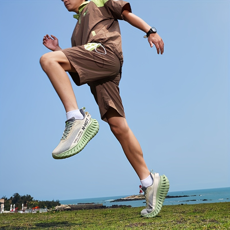 Men'S Stylish Shoes, Casual Sports Sneakers, Breathable Mesh, Lightweight And Shock-Absorbing