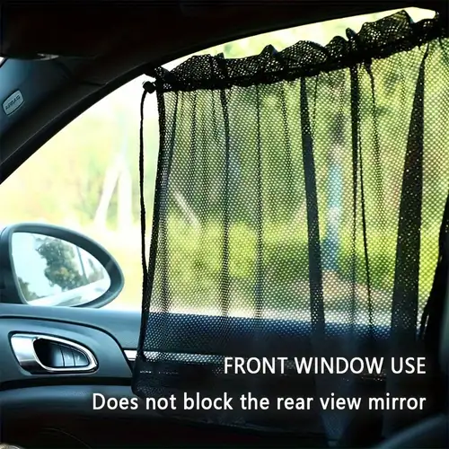 4 Stück Magnetische Autofenster-Sonnenschutz-Abdeckung, Netzschild