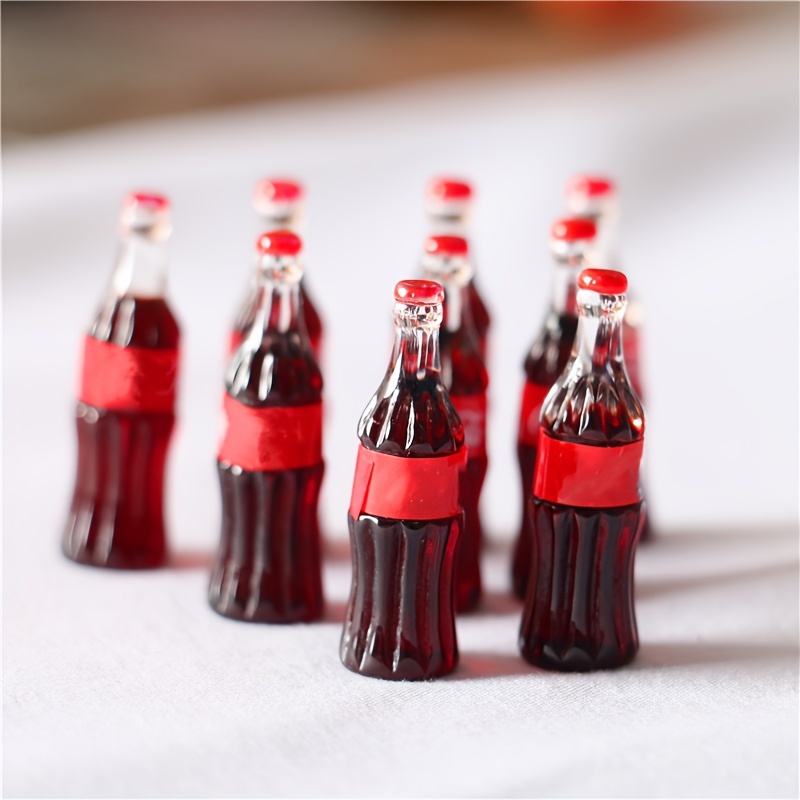 

Miniature Cola Soda Bottle, Resin, No Power Needed, Perfect For Diy Decor & Holiday Ornaments, Single Piece