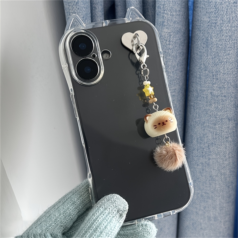 phone case with ring Electroplated Apple iPhone Case With Ring Holder, For iPhone 17 Air / Black