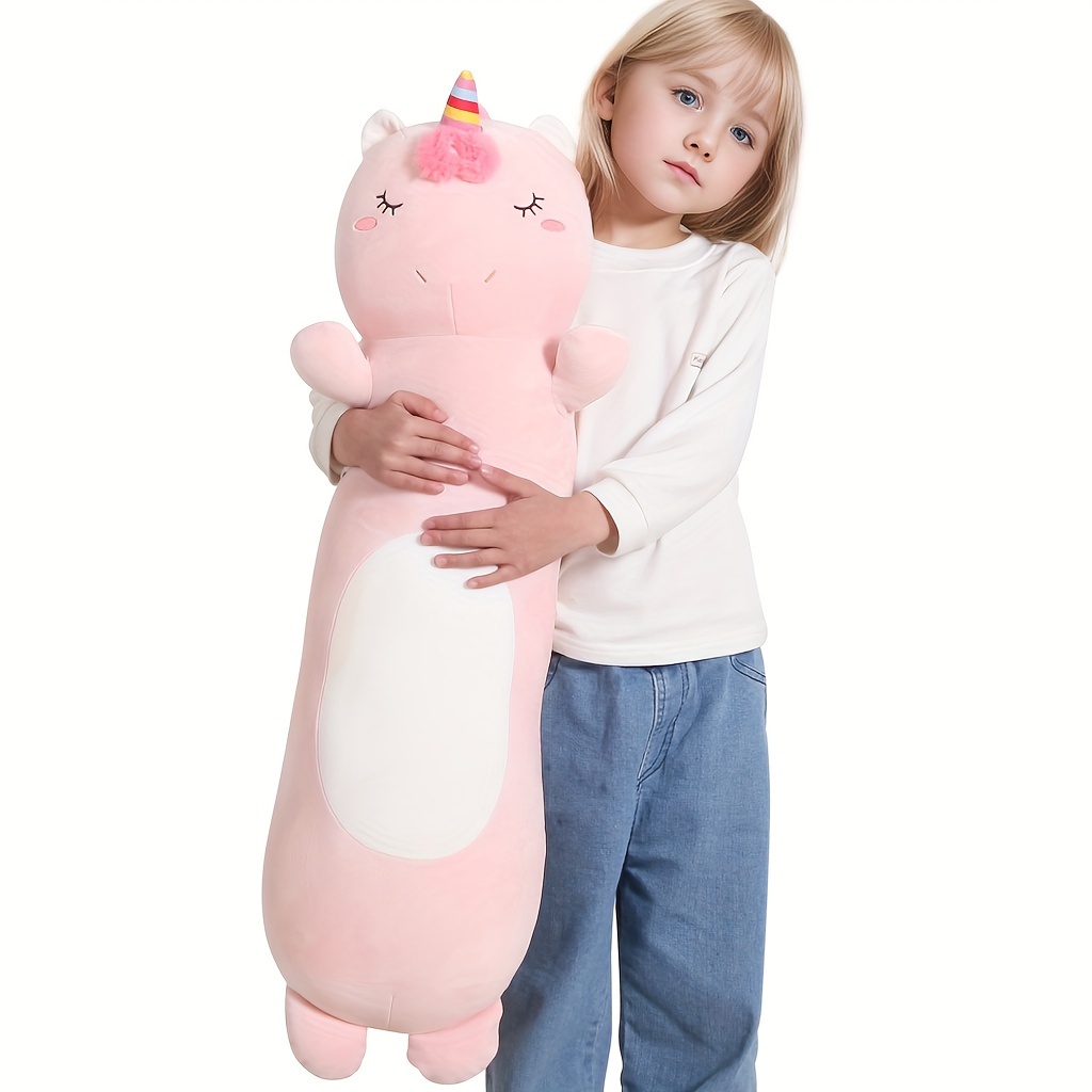 

36inch Cute Giant Pink Unicorn Plush Soft Hugging Body Pillow, Large Unicorn Stuffed Animals Toy Doll For Kids, Birthday, Valentine, Easter Gift