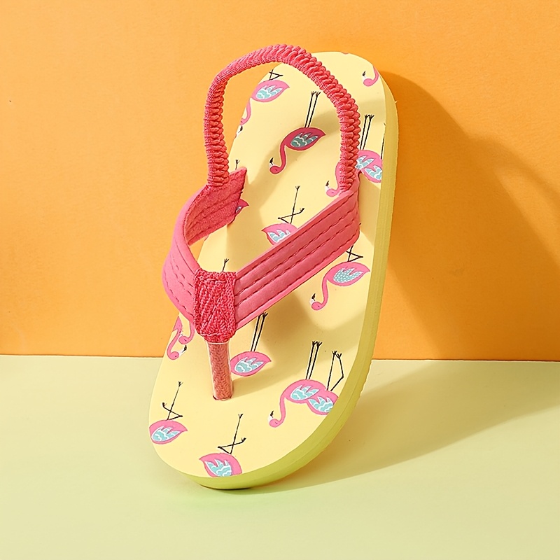 Animal Slippers Flamingo Slippers Kids Boys Cute Cartoon Flip