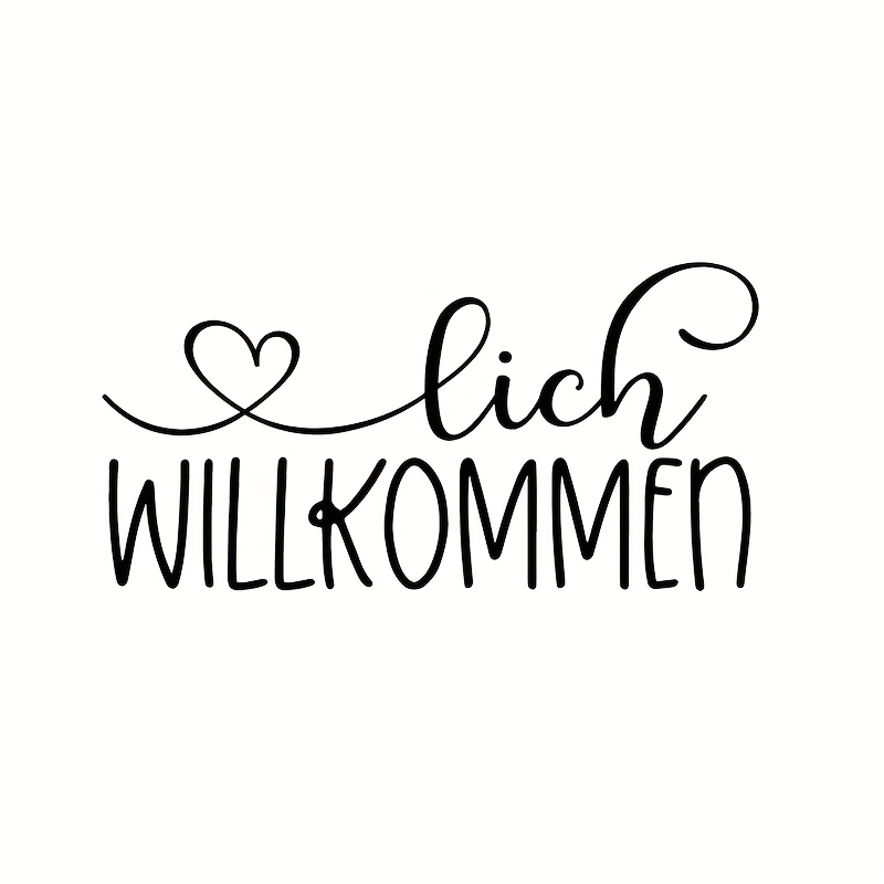 Sticker "welcome" Decorative Window, Window Sticker, Door Decal, Front Door Sticker, Car Sticker, Car Window Decoration, Vinyl Sticker
