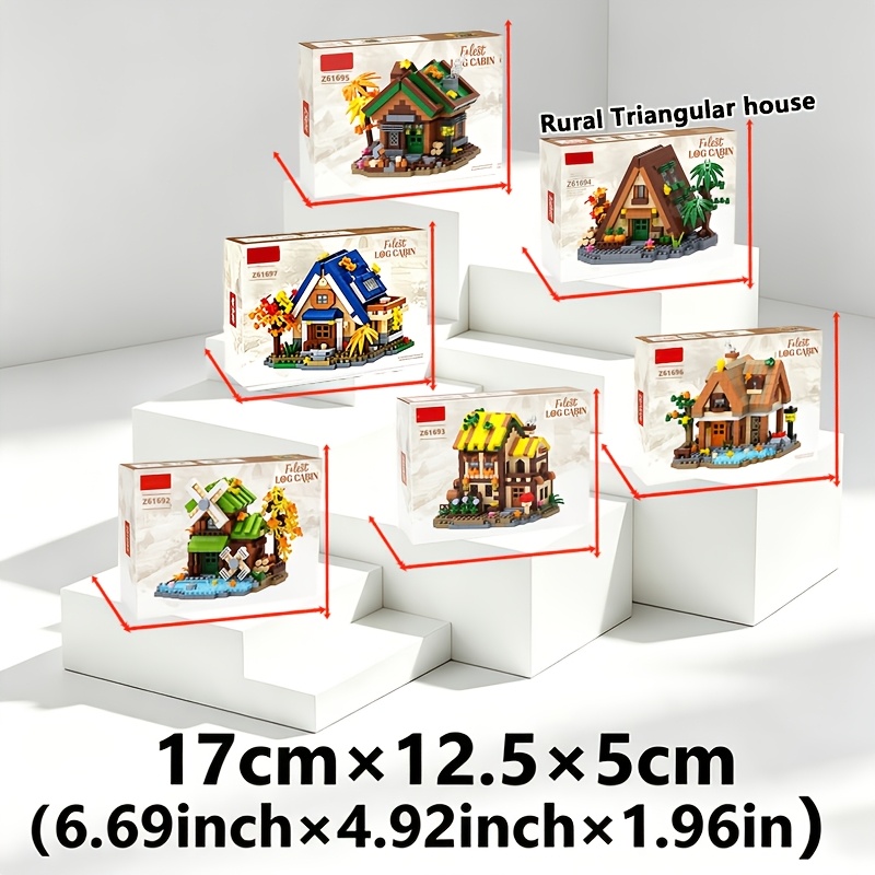 High-quality Multi-style Building Block Stacking Set