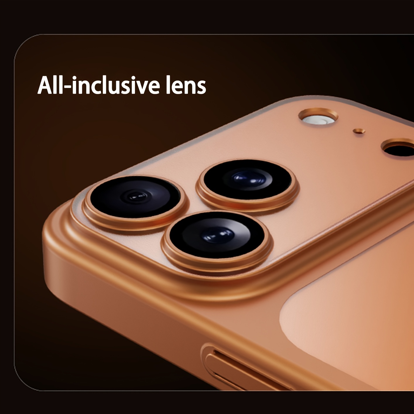 ASUS for Iphone 17/Iphone 17 Pro/Iphone 17 Pro Max Features an Integrated Electroplated Matte Shell That Is Lightweight And Fingerprint-Resistant, Fully Covers The Camera, Has a Matte Texture on The Back, And Comes in a Starry Orange Color.