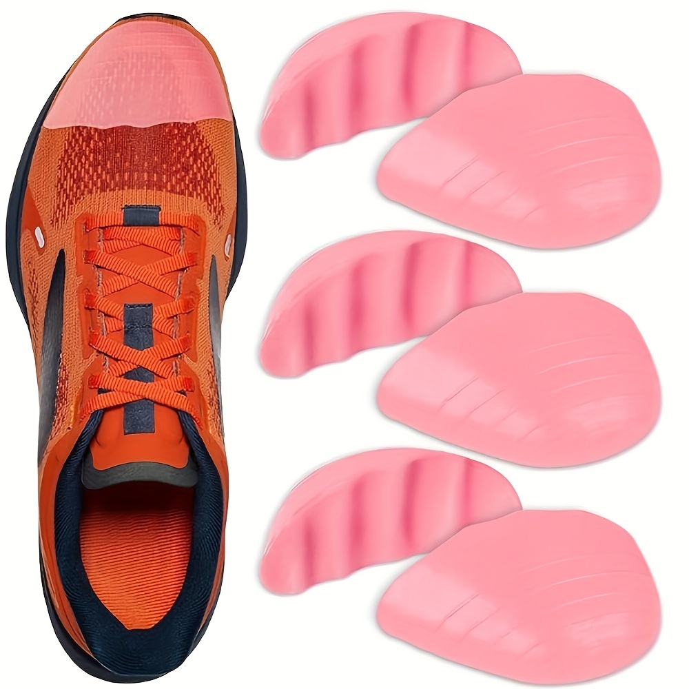 

Comfort Fit Shoe Inserts - 1 Pair, Rubber Toe Fillers For Oversized Shoes, Reduces Size & Enhances Comfort