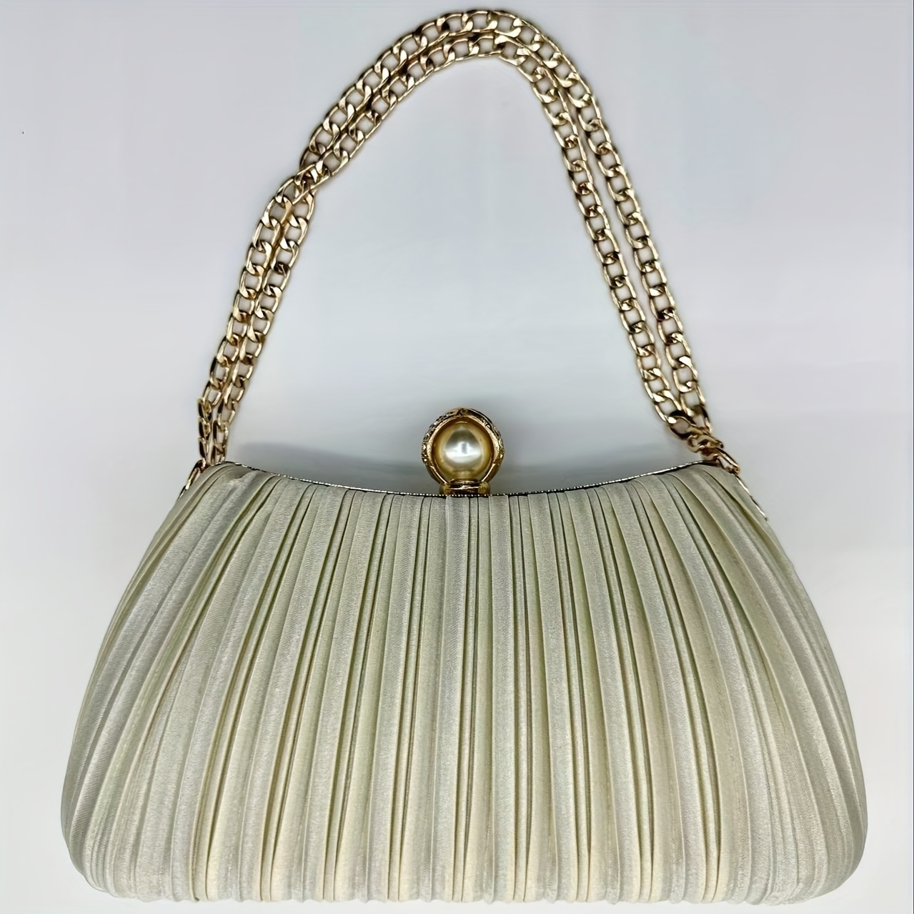 A Trendy Evening Bag Featuring A Beaded
