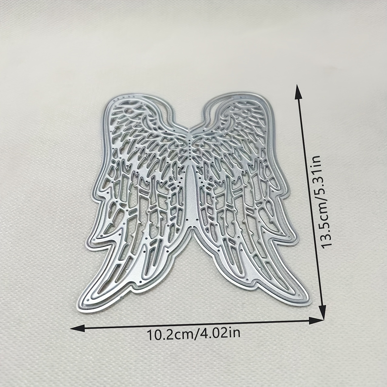 1pc Wing Metal Stencil, Diy Scrapbooking Embossing Die Cut, Handmade Greeting Card Making Metal Cutting Dies, Gift Card Making Tools