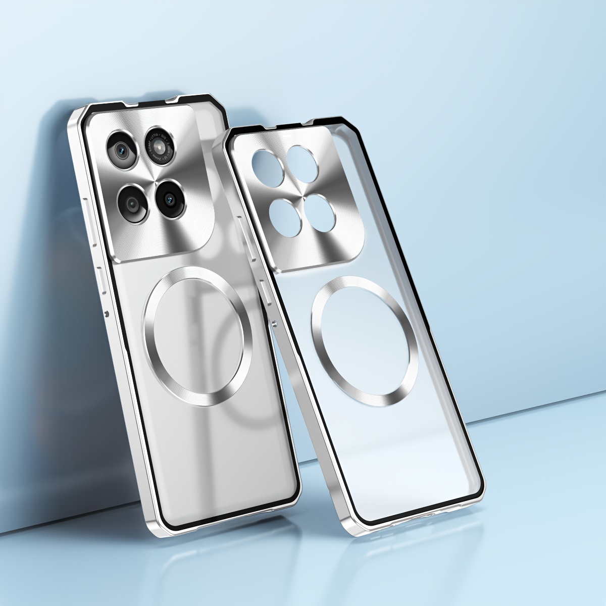 TEMU Phone Case: Fashionable Light Frame Phone Case, Suitable For Motorola Edge 60/edge 60 Fusion/fusion 60 Pro/edge 50 Pro/edge 50 Fusion. Metal
