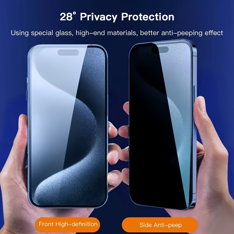 Apple iPhone 16e/14 Steel 360 Privacy Glass Screen Protector with Perfect Alignment Tray™ and Pure Pledge up to $100