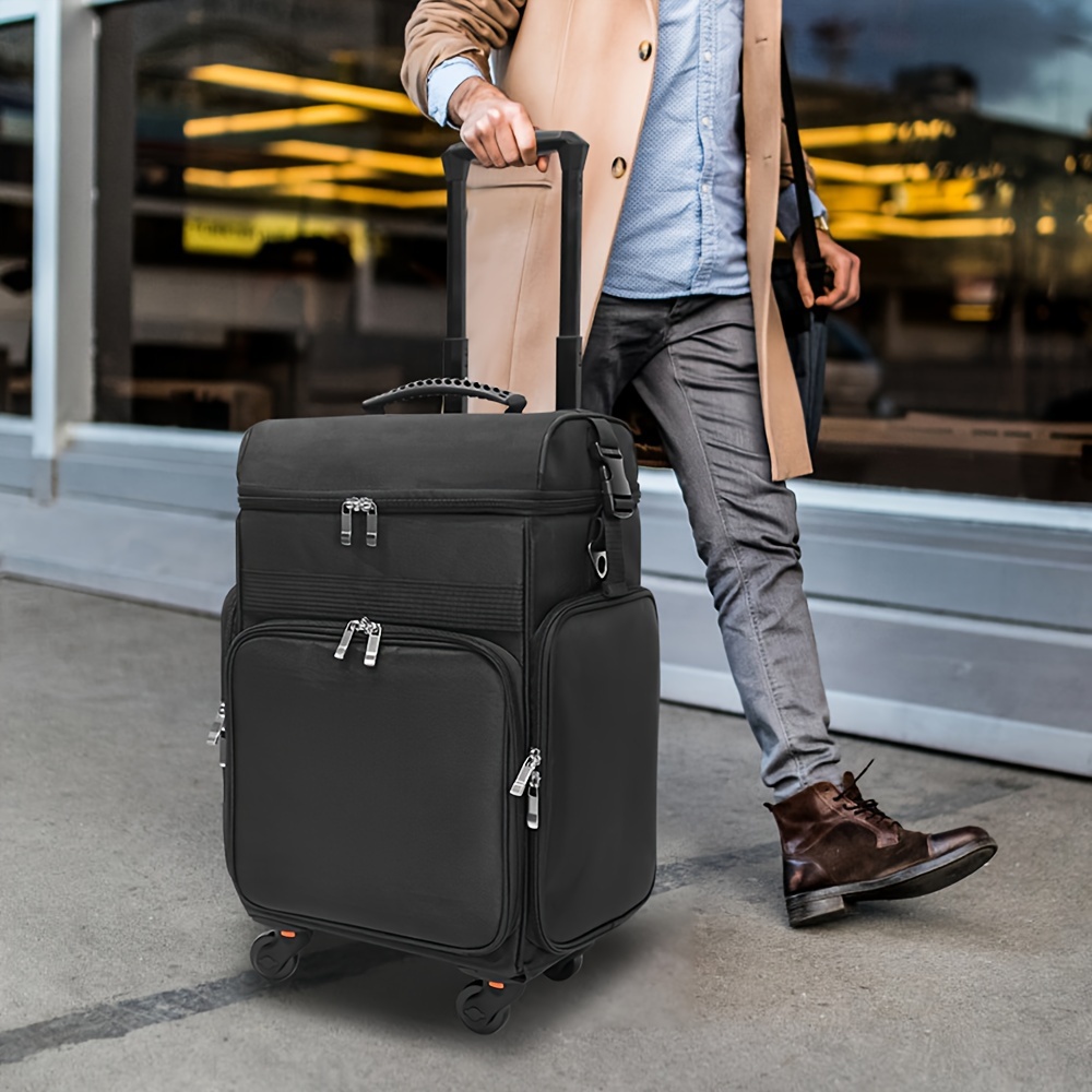 professional rolling makeup case trays detachable quiet Temu