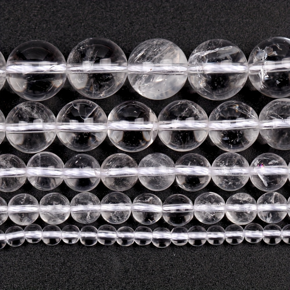 

Clear Round Diy For Jewelry Making Bracelet Necklace 15'' 4/6/8/10mm