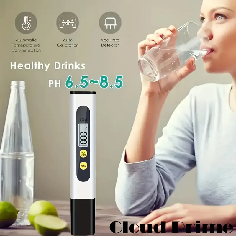 high digital ph meter 0 01ph tester with lcd display for hydroponics home drinking water pools and aquariums battery powered water testers for drinking water Product details 6